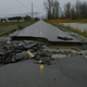 Flooding in British Columbia destroyed roads around Vancouver.